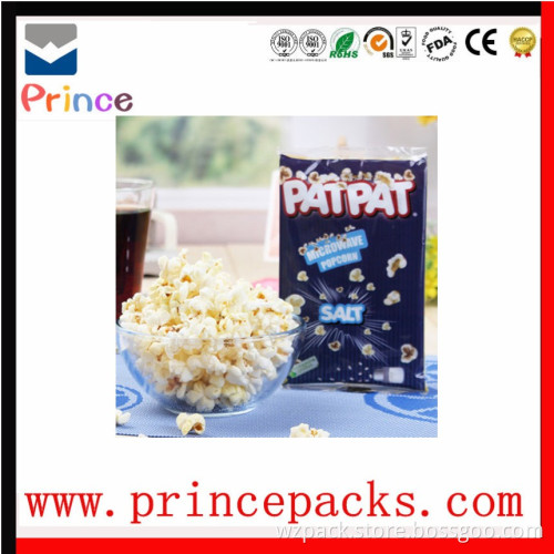 plastic popcorn bag seal aluminum foil paper bag